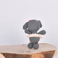 Handgefertigter und gehäkelter Elefant LILLY aus Baumwolle, Kuscheltier, für Kinder Bild 5
