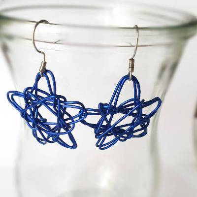 Ohrringe blauer Stern