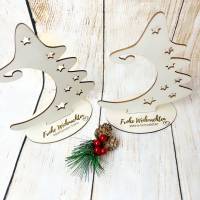 Weihnachtsbaumschmuck / Dekoration aus Holz Mit Wunschgravur Bild 4