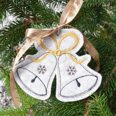 Stickdatei Glocke Weihnachten