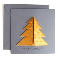 Minimalistische Weihnachtskarte - Weihnachtsbaum Bild 2