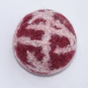 Filzball Wolle 5,6 cm waschbar handgemacht zum Spielen, Jonglieren, Handtraining, Entspannen Bild 2