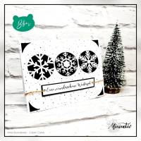 3 Schneeflocken - Eine Weihnachtskarte Bild 4