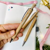 Kugelschreiber - Pädagogin mit Herz | Geburtstagsgeschenk für Pädagogen/innen | Abschiedsgeschenk Pädagogin mit Herz | Bild 1