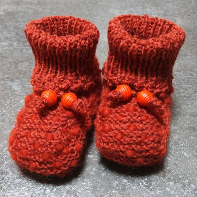 Babystrickschuhe, Zürdelsocken ab 5 Monate
