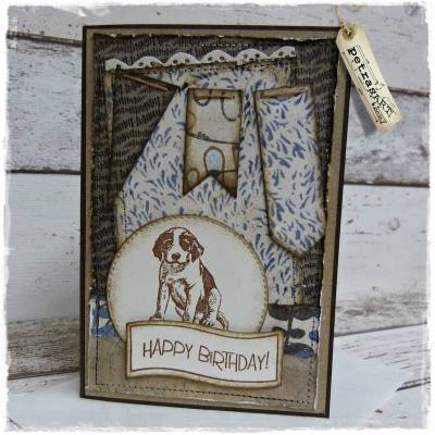 Grußkarte "Wauzi-Party"