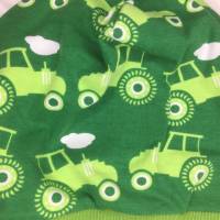 Beanie Mütze Traktor grün Bild 3