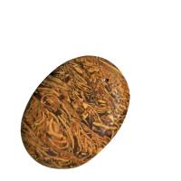 Ring camel beige mit 37 x 26 Millimeter großem Jaspis Stein oval verstellbar Mariam Jasper Bild 2
