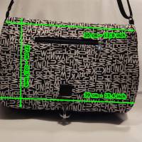 Messengerbag – Umhänge-Tasche – Schultertasche – Rucksack – Crossbag – City-Bag – Collegebag 9001 Bild 3
