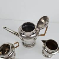 Kaffee Kernstück Art Deco - Kaffeekern Kanne Zucker und Milch Bild 3