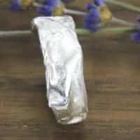 Auffälliger Ring aus Silber mit Opal in Goldfassung Bild 5