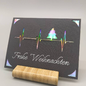 EKG Tanne - Eine Weihnachtskarte