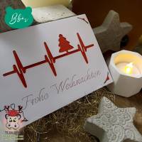 EKG Tanne - Eine Weihnachtskarte Bild 8