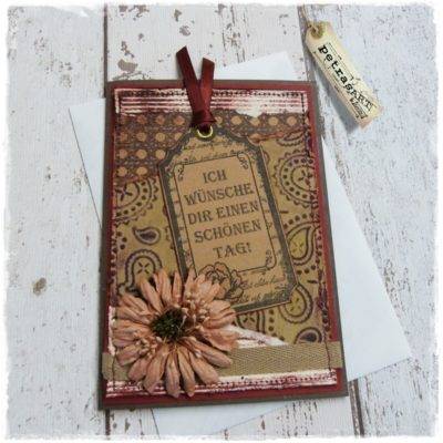 Grußkarte "Ich wünsche dir einen schönen Tag"