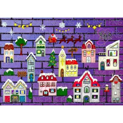 Digistamps "Winterstadt" PNG inkl. Digipapier