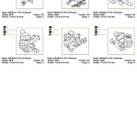Digitale Stickserie Happy Wrapping Winter Birds ITH 13x18 (5x7") Bild 2