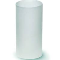 Glaszylinder / Windlichtglas ohne Boden gefrostet Bild 1