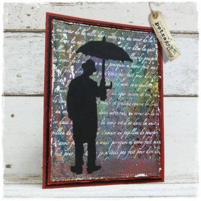 Grußkarte "Bunter Regen?"