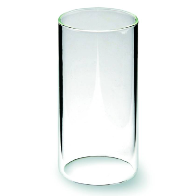 Glaszylinder / Windlichtglas ohne Boden klar
