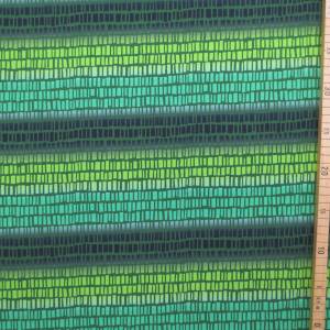 Jersey Streifen - 17,50 EUR/m - Blaubeerstern Squares'N'Stripes - geringelt - blau - grün Bild 3