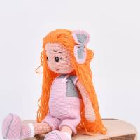 Amigurumi handgefertigte und gehäkelte Puppe MONI Bild 5