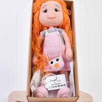 Amigurumi handgefertigte und gehäkelte Puppe MONI Bild 9