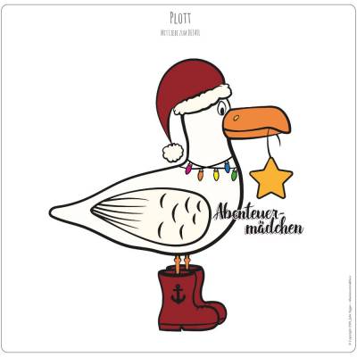 NEU: Weihnachts Ole - die Möwe