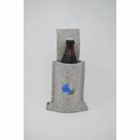 Flaschenhalter Bierflaschenholster aus Filz Bild 1