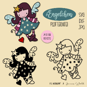Plotterdatei Janeas World Engelchen