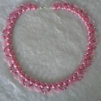 Kette "Candy-Beads" in rosa Bild 1