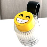 3D Emoji Pod-Box "grinsend" für Air Up Flasche Bild 1