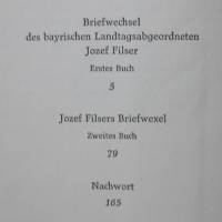 Jozef Filsers Briefwexel - Briefwechsel des bayrischen Landtagsabgeordneten Jozef Filser 1956 Bild 3