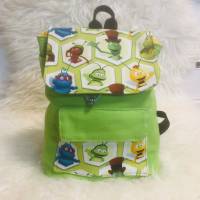 Kindergarten Rucksack Maja (personalisierbar) Tasche mit Wunschnamen - Kinderrucksack mit Stoffauswahl Bild 6