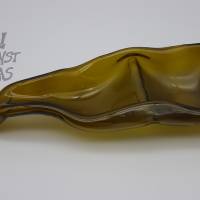 Flasche-Dip-Schale aus einer Weinflasche. Das perfekte Geschenk! Servieren von Snacks auf besondere Art! Bild 2
