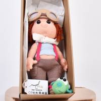 Amigurumi handgefertigte und gehäkelte Puppe RICHI Bild 8