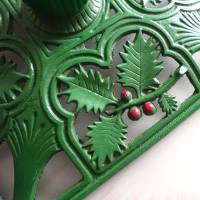 Schöner, gut erhaltener Christbaum-, Weihnachtsbaumständer aus Gusseisen Bild 3
