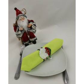 Serviettenringe Weihnachtsmann 4 Stück