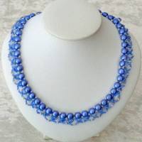 Kette "Candy-Beads" in hellblau Bild 1