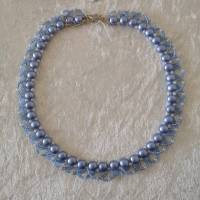 Kette "Candy-Beads" in hellblau Bild 2