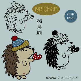 Plotterdatei Janeas World Igelchen