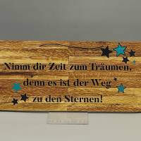 Holzschild mit Spruch "Nimm Dir Zeit" Bild 1