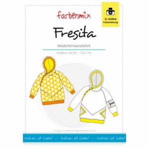 Fresita - Mädchensweatshirt - farbenmix - Papierschnittmuster Bild 1