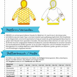 Fresita - Mädchensweatshirt - farbenmix - Papierschnittmuster Bild 4