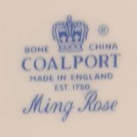 Vintage  Goldrand Coalport Ming Rose Tasse Sammeltasse Moccatasse Espressotasse Bild 7