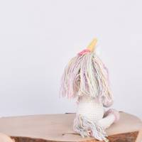 Handgefertigtes gehäkeltes Einhorn "MIRA" aus Baumwolle Bild 5