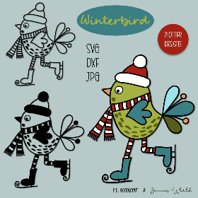 Plotterdatei Janeas World Winterbird