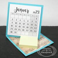 2024 Mini Tischkalender "Nino" inkl. Haftnotizen ● 9,5 x 9,5 cm Bild 5