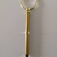 Rohling für Schlüsselanhänger Mini-Kugelschreiber gold Bild 2