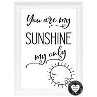 FREEBIE - GESCHENK  | Baby Geburt A4 Poster zum selbst drucken | PDF Datei Bild 1