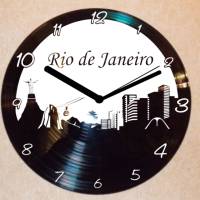 Rio Wanduhr Schallplattenuhr Schallplatte Wanduhr Vinyl Bild 1